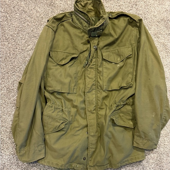 Vintage Vietnam M65 Mens Cold Weather Field Jacket Military Small Regular 1971 * - Picture 1 of 14